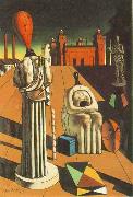 giorgio de chirico The Disquieting Muses oil painting on canvas